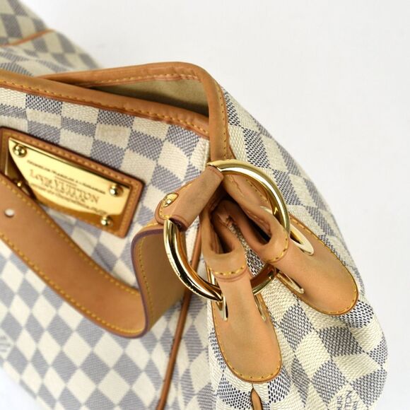 Louis Vuitton Galliera PM Tote Shoulder Bag Damier Azur White - Picture 10 of 13